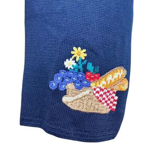 Portraits by Northern Isles Sweater Vest Sz. M Vintage Hand Knit Chunky - Picture 5 of 10